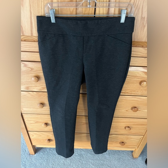 Charter Club Pants - Charter Club Macy’s charcoal grey knit pull on women’s pants. 20P